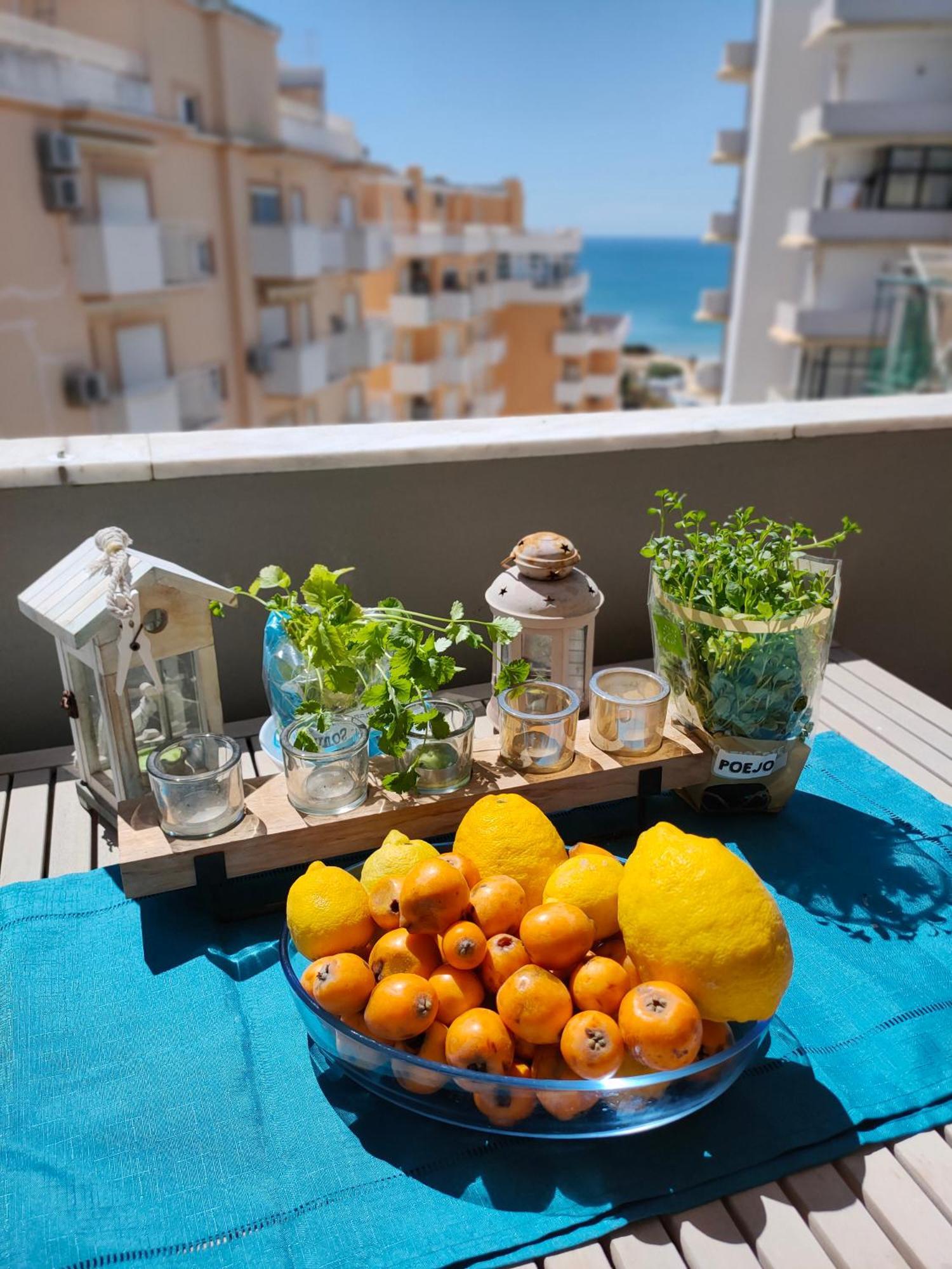 Cantinho Do Sol - Sea View, Quiet, Cozy And Relaxing Flat Armação de Pêra Eksteriør bilde