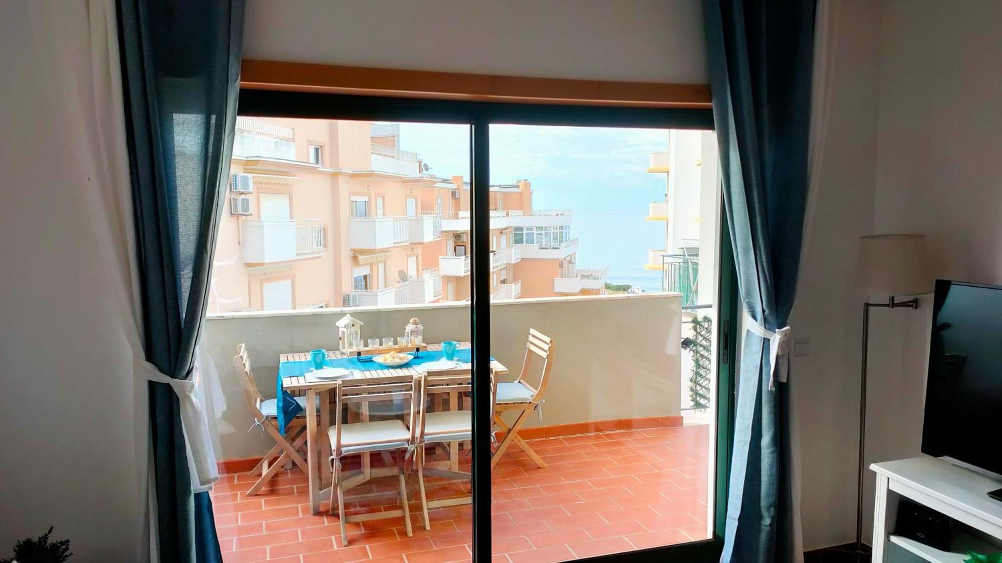 Cantinho Do Sol - Sea View, Quiet, Cozy And Relaxing Flat Armação de Pêra Eksteriør bilde