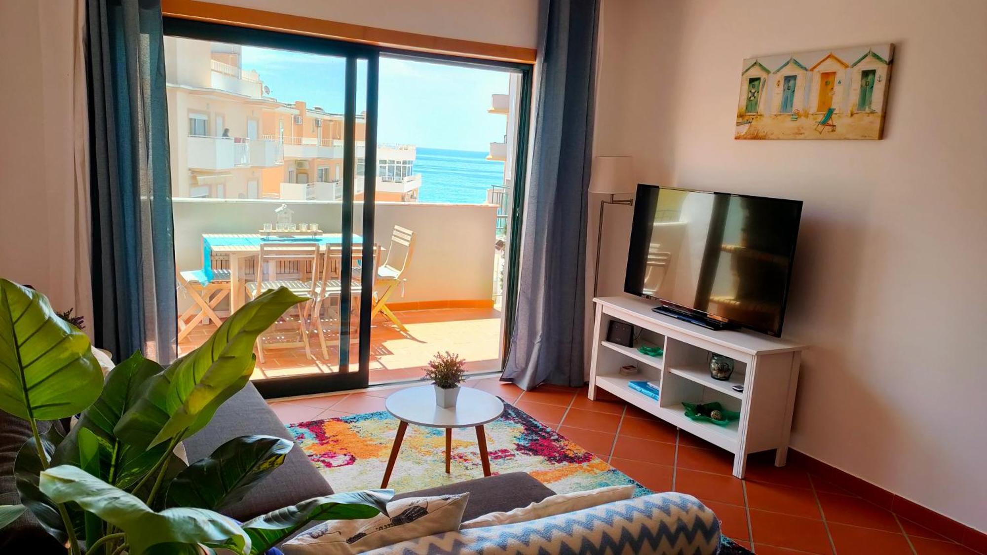 Cantinho Do Sol - Sea View, Quiet, Cozy And Relaxing Flat Armação de Pêra Eksteriør bilde